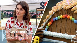 Ellie Taylor wows the judges with epic gingerbread sculpture  The Great Stand Up To Cancer Bake Off [upl. by Gwenette]