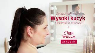 Jak związać włosy w pełen objętości kucyk Tutorial Hair Coach Wella Polska [upl. by Racso]