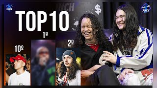 TOP 10 MCS com XAMUEL E LIL VI  Canal Punchline [upl. by Duwalt]