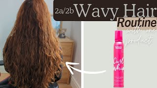 2a2b Wavy Hair Routine using one product [upl. by Torie]