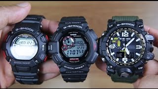 CASIO GSHOCK MUD SERIES  G9000 VS G9300 VS GWG1000  SIDE BY SIDE [upl. by Aitnecserc]