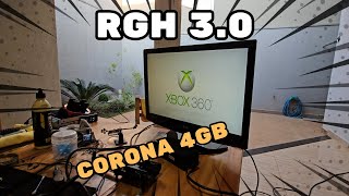 Como Fazer o Desbloqueio RGH em um Xbox 360 Corona 4GB [upl. by Nahem]