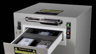 HDTD 8800 Large Drawer Degausser [upl. by Asyal]