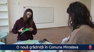 O nouă grădiniță în Comuna Miroslava 09112024 [upl. by Notnef676]