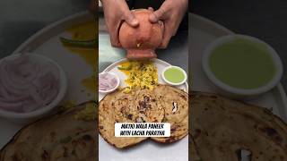 Matki wala Paneer with Lacha Paratha  Amazing street food  streetfood paneer shortsvideo [upl. by Marcelle]