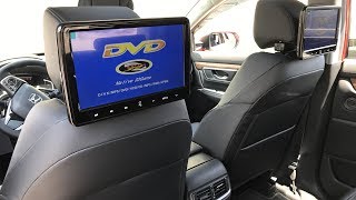 2017 Honda CRV  Headrest DVD Players [upl. by Liam]