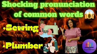 Mispronounced words Healthy Wealthy Sewing Plumber Year Courier [upl. by Ilahtan136]