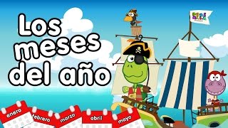 Meses del año en inglés  Canciones Infantiles [upl. by Stanfill]