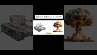 Operation Barbarossa warthunder warthundermemes warthundertanks girlsundpanzer memes anime [upl. by Pearman]