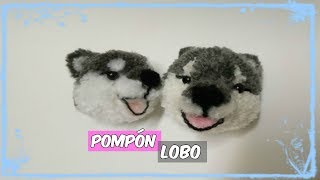 DIY Cabeza de PELUCHE con un POMPÓN de lanaRECICLAJE de LANAIrradia Color [upl. by Crary813]