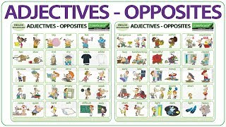 Adjectives  Opposites in English [upl. by Hedgcock]