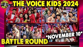 The Voice Kids Philippines 2024 Battle Round November 10 2024  The Singing Show TV [upl. by Silver]