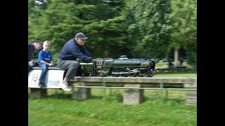 Mote Park Miniature Railway  30072017 [upl. by Ormand979]