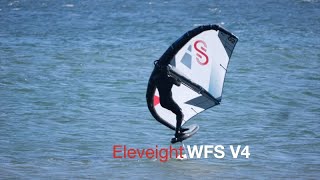 Eleveight WFS V4 WINGfoil Test 2023 [upl. by Ydnir]