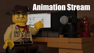 Building the Crypt Part 2 Lego Animation Stream [upl. by Opal]