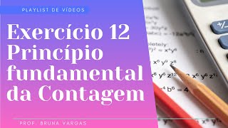 Exercício 12  Princípio Fundamental da Contagem  A política de determinado hospital exige que de 5 [upl. by Eelirak]