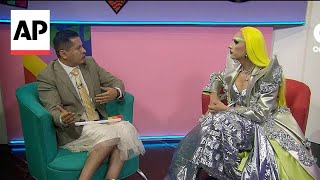 Meet the newscaster in drag making LGBTQ history in Mexican television [upl. by Henrik]