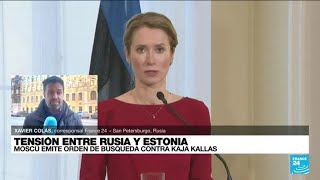 Informe desde San Petersburgo Rusia ordena búsqueda de primera ministra de Estonia [upl. by Ahserkal]