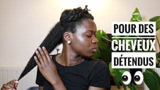 Je teste lhuile de cannabis sur mes cheveux crépus [upl. by Acnayb964]