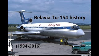 Belavia Tupolev Tu154 history 19942016 [upl. by Archambault729]