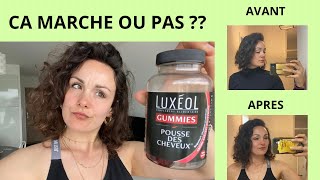 AVIS GUMMIES LUXEOL POUSSE DES CHEVEUX  CURE DE 3 MOIS  ☺️ [upl. by Gonsalve]