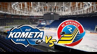 HC KOMETA BRNO  BK MLADÁ BOLESLAV  EXTRALIGA  ŽIVĚLIVE [upl. by Aymahs]