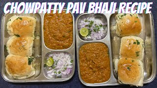 How to make Bombay Pav Bhaji  Original Chowpatty Pav Bhaji  Pav Bhaji Mumbai style  Quick amp Easy [upl. by Elocal]