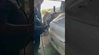 Maruti Suzuki Baleno Dicky Repainting Process carcare7896 carpaintingservice shorts [upl. by Allana]