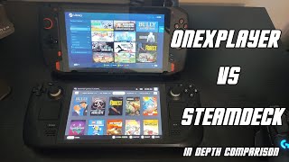 Steam Deck Vs OneXPlayer Comparison [upl. by Erreid801]