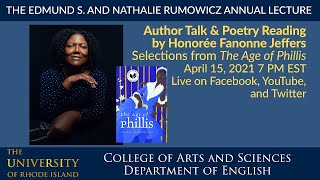 Department of English Honorée Fanonne Jeffers “Selections for The Age of Phillisquot [upl. by Clive]