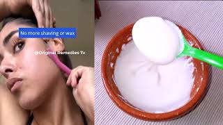 No More Shave Or Wax Easiest Way To Remove Unwanted Hair Permanently  Pubic Hair Armpits Facial [upl. by Critta576]