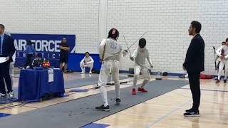 Pool 1  US Air Force Academy  Div II Mens Foil [upl. by Raddie]