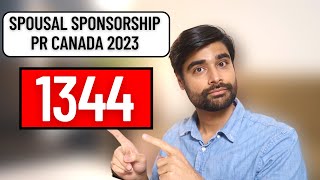 1344  Form Overview and Updates as of 2023  Spousal Sponsorship  PR Canada [upl. by Mckale]