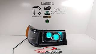 Dai Yoshiharas K20C1 Levin AE86 headlight build custom LED Accord jewel retrofit headlights [upl. by Cullen]