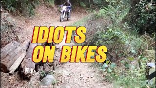 Idiots on Bikes  Hilarious motorcycle fails [upl. by Lac]