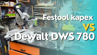 Festool vs dewalt miter saw [upl. by Inalial163]