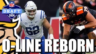 7Round Minnesota Vikings Mock Draft Offensive Line Completely Reborn 🙌🙌🙌 [upl. by Libnah]