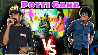 Gana chandra VS Autobom Arun  Potti Gana  trending song  Autobom media [upl. by Anolahs]