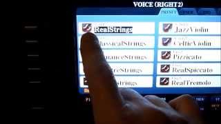 Yamaha TYROS 5 tutorial 8  CUSTOM VOICES REGISTRATION banks  How to Set up and Save [upl. by Sacram87]