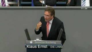 Klaus Ernst DIE LINKE Sinkende Löhne sind Ursache für Ungleichgewichte in Europa [upl. by Ahsaela768]