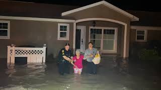 Clearwater Police Officers Respond To Hurricane Helene [upl. by Dolphin532]