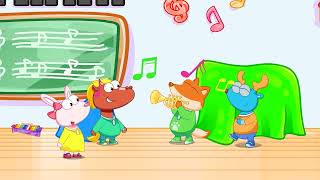 Goofy plays musical instruments  songs for children to practice using musical instruments [upl. by Thera]