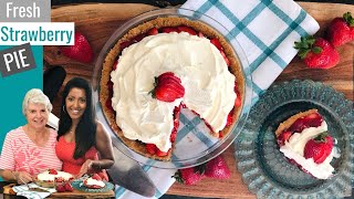 How To Make Fresh Strawberry Pie from Scratch  Popular Pie  Easy and Delicious Recipe [upl. by Nilo]