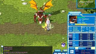 Digimon Battle Online  Guilmon Megidramon [upl. by Enamart]