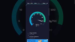 Virgin Media 1GB speed test 1gb virginmedia speedtest speedtest [upl. by Genie]