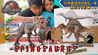 SPINOSAURUS STATUE BY PRIME 1 STUDIO COMPARISSON NANMU W DRAGON  UNBOXING MAINAN SPINOSAURUS JP3 [upl. by Bohi551]