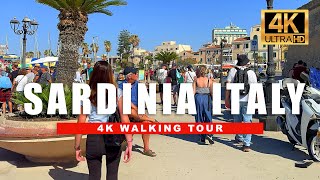 🇮🇹 Sardinia Italy Walking Tour  Alghero Beach and Fortress City Walk  4K 60fps HDR [upl. by Parhe490]