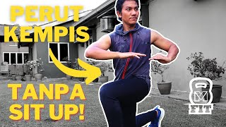 Senaman Kempiskan Perut Tanpa Sit Up  Senaman Tabata 4 Minit [upl. by Kali658]