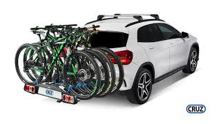 CRUZ Pivot 4  Towbar bike carriers [upl. by Freytag]