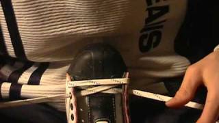 How to LACE icehockey skates [upl. by Jariah]